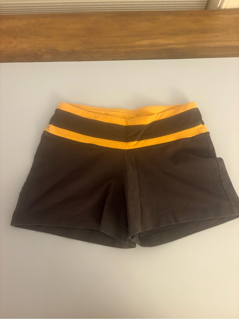 Marika Women's Yellow Waistband Athletic Shorts